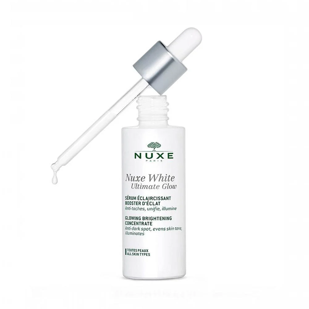 Nuxe White Ultimate Glow Sérum Eclaircissant 30ml - Sérum Anti-Taches Unifie Illumine Toutes Peaux