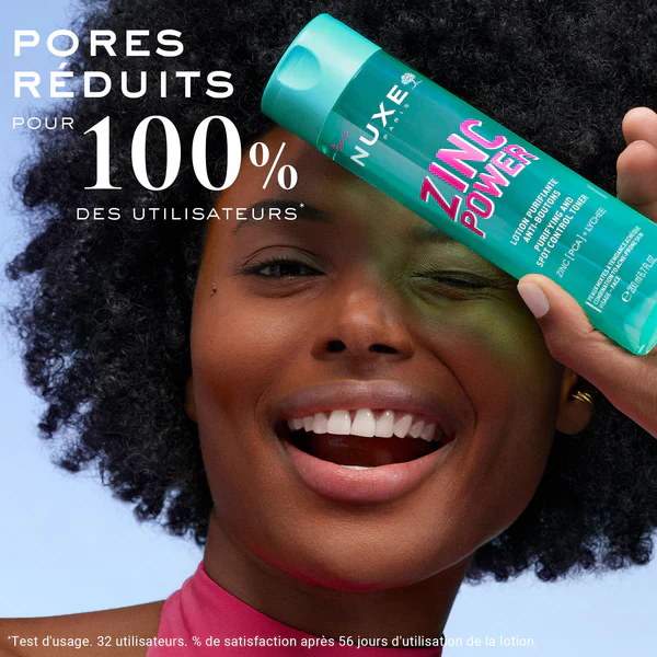 NUXE Zinc Power Lotion Purifiante Anti-Boutons 200ml Tonique Visage Peaux Grasses Acnéiques - Image 3
