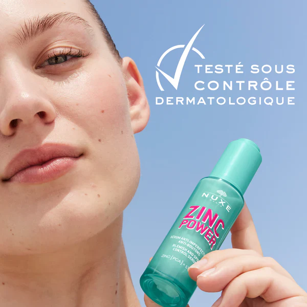 NUXE Zinc Power Sérum Anti-Imperfections 30ml Soin Visage Anti-Boutons Peaux Grasses - Image 4