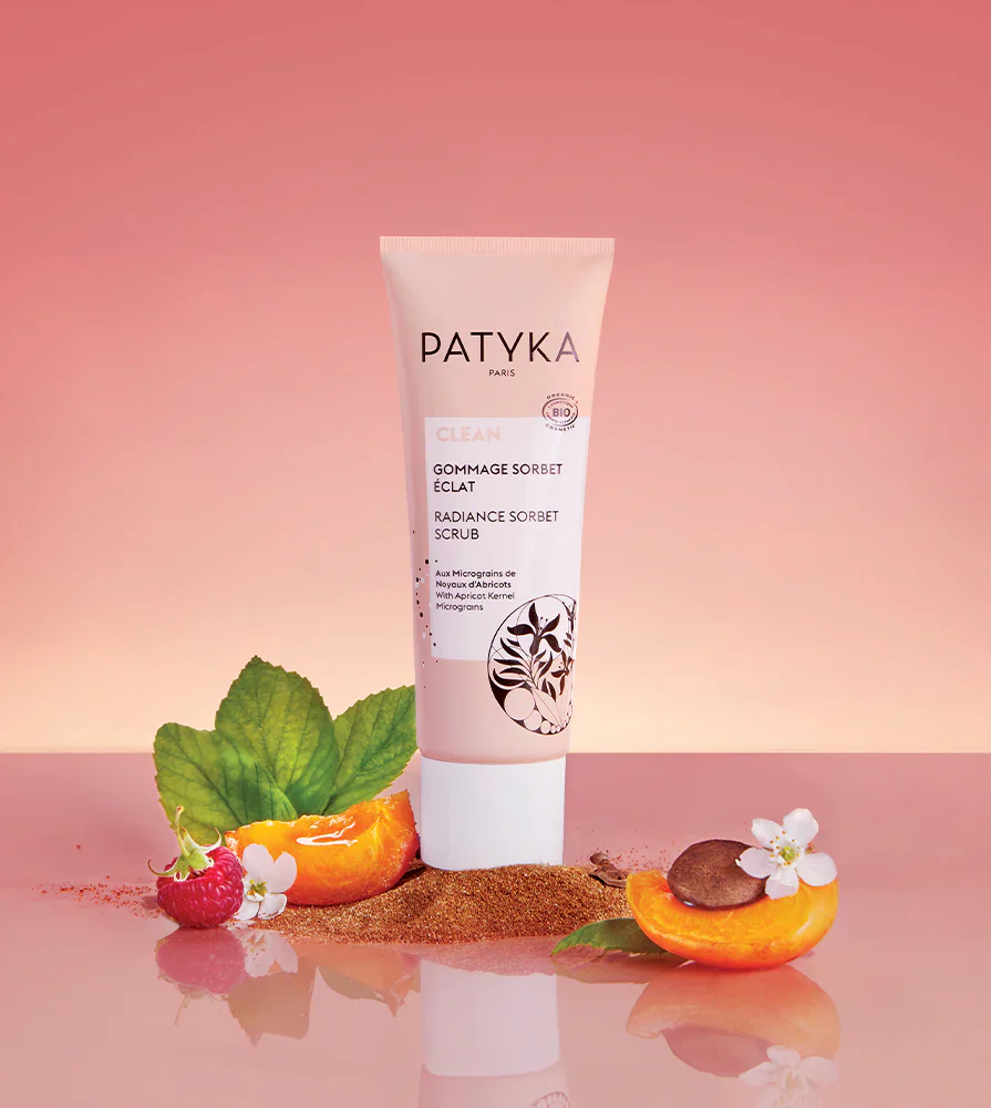 PATYKA Gommage Sorbet Éclat 50ml Abricot Algue Rouge Framboise Bio Visage - Image 3