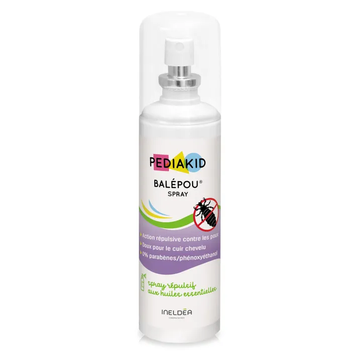PEDIAKID Balépou Spray Anti-Poux Préventif Répulsif Naturel Enfants Dès 3 Mois