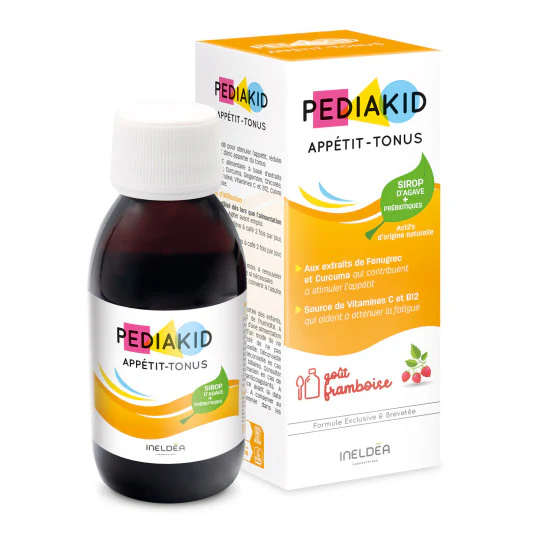 PEDIAKID Sirop Appétit-Tonus 125ml Complément Alimentaire Enfant Stimulant Appétit Vitalité Croissance