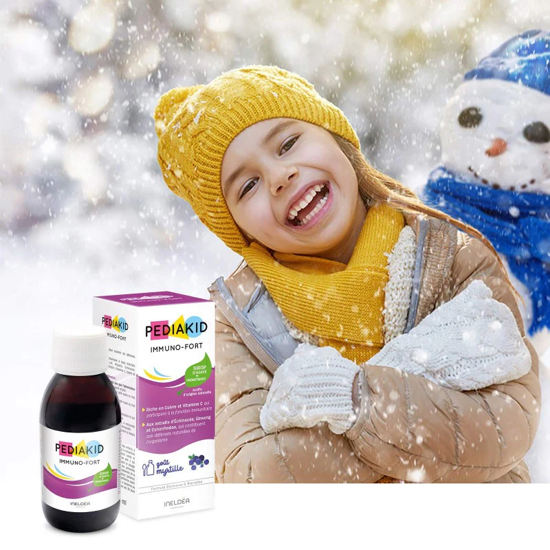 PEDIAKID Sirop Immuno-Fort 125ml Complément Alimentaire Enfant Défenses Immunitaires Résistance Vitalité - Image 2