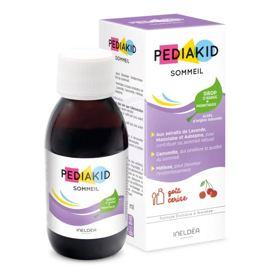 PEDIAKID Sirop Sommeil 125ml Complément Alimentaire Enfant Aide à l'Endormissement