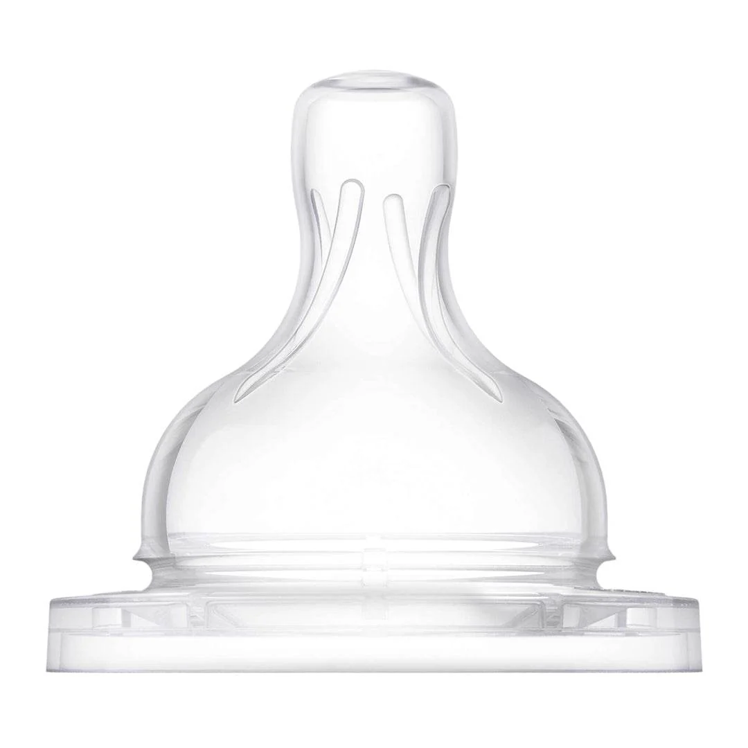 AVENT 2 Tétines Anti-Colic Classic +3m SCF633/27 Tétines Débit Moyen Bébé - Image 3