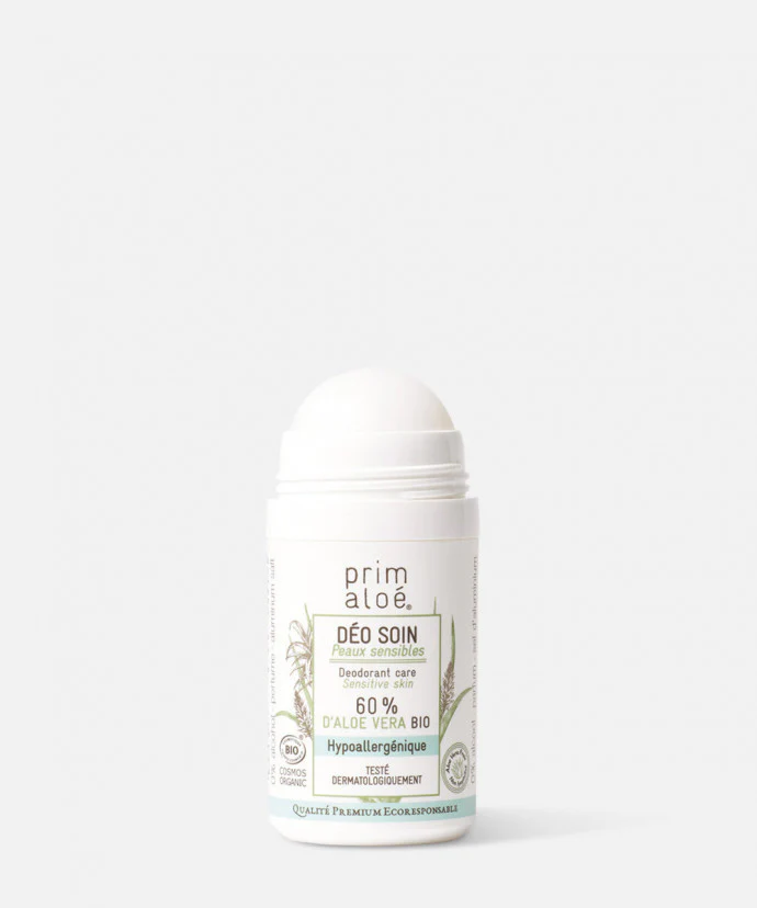 PRIM ALOÉ Déo Soin 60% Aloe Vera Bio Déodorant Naturel Sans Aluminium Peaux Sensibles - Image 2