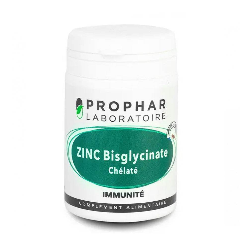 PROPHAR Zinc Bisglycinate 50 Gélules Haute Absorption Immunité Peau Cheveux Ongles Fertilité Antioxydant