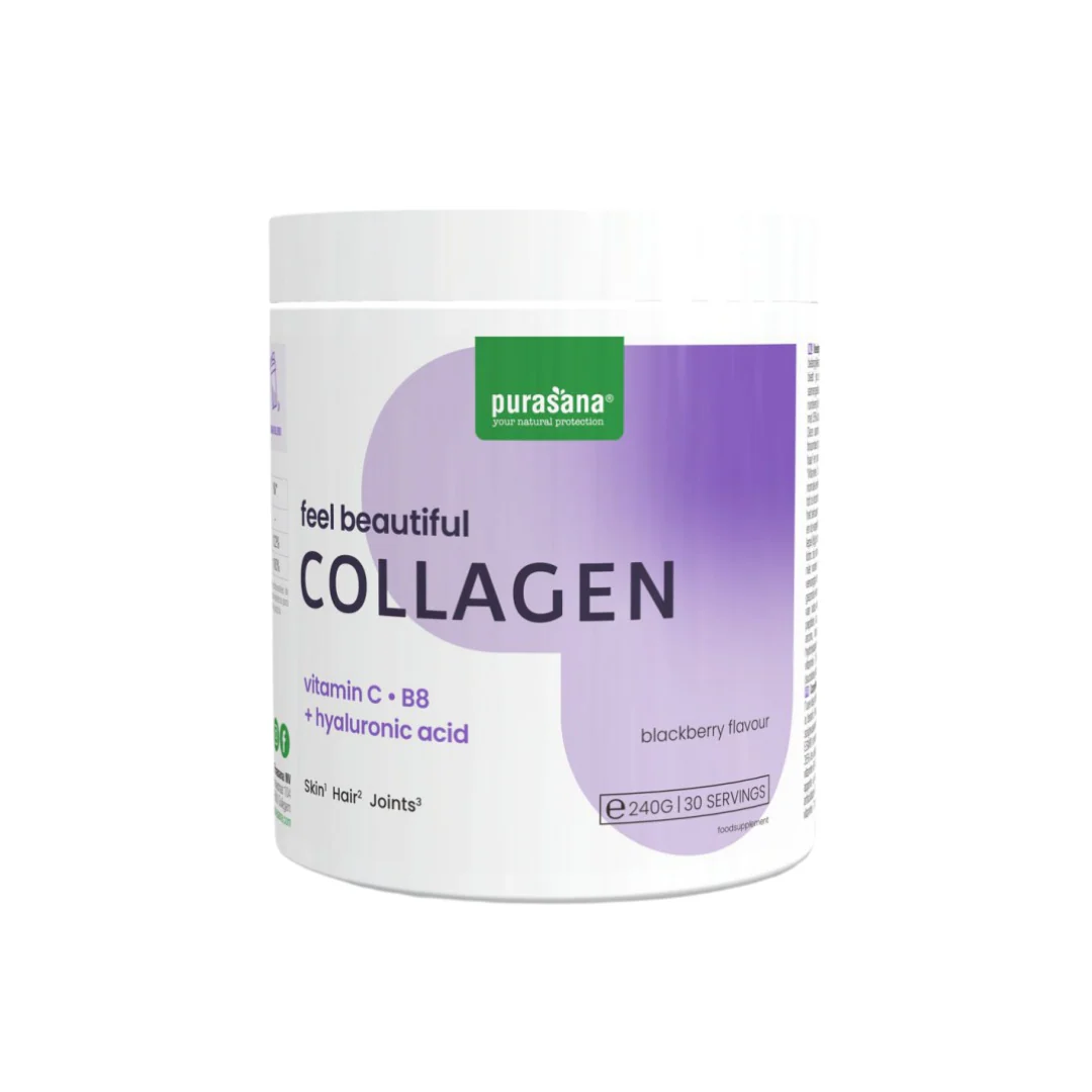 PURASANA Feel Beautiful Beauty Collagen 240g Complément Alimentaire Peau Cheveux Ongles