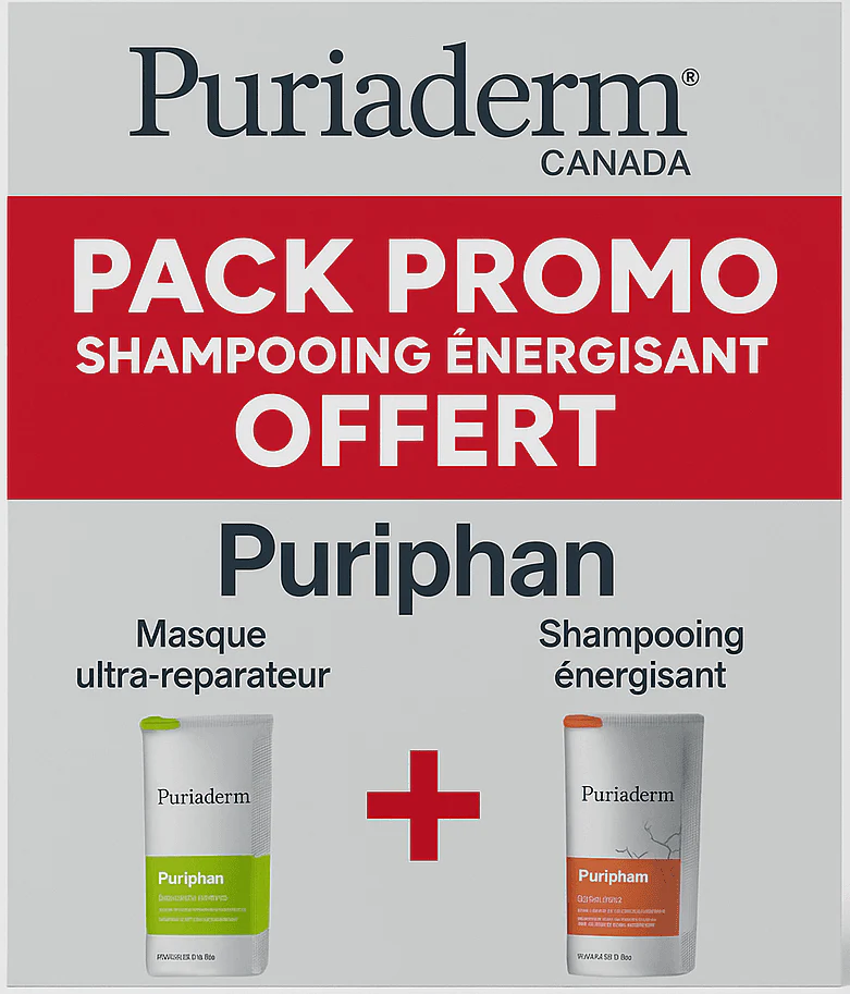 Puriaderm Puriphan Pack Promo - Masque Ultra-Réparateur + Shampooing Énergisant Offert