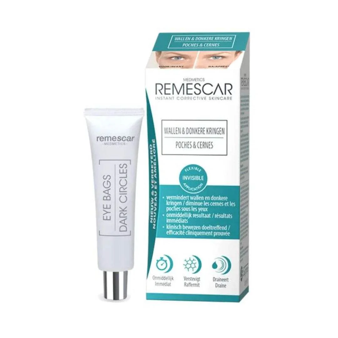 REMESCAR Poches And Cernes 8ml Anti-Poches Anti-Cernes Contour Yeux Effet Lissant Immédiat