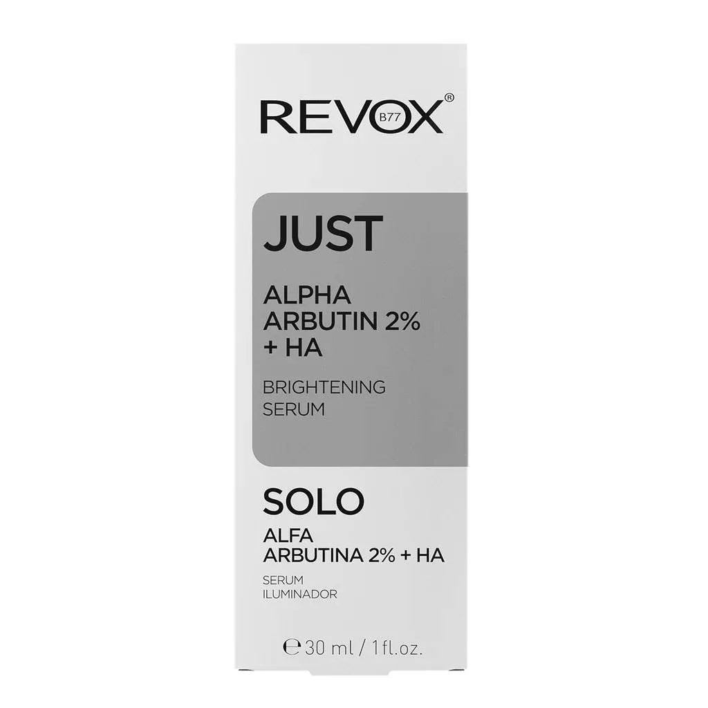 Revox Just Alpha Arbutin 2% + Acide Hyaluronique Sérum Éclaircissant – 30ml - Image 3