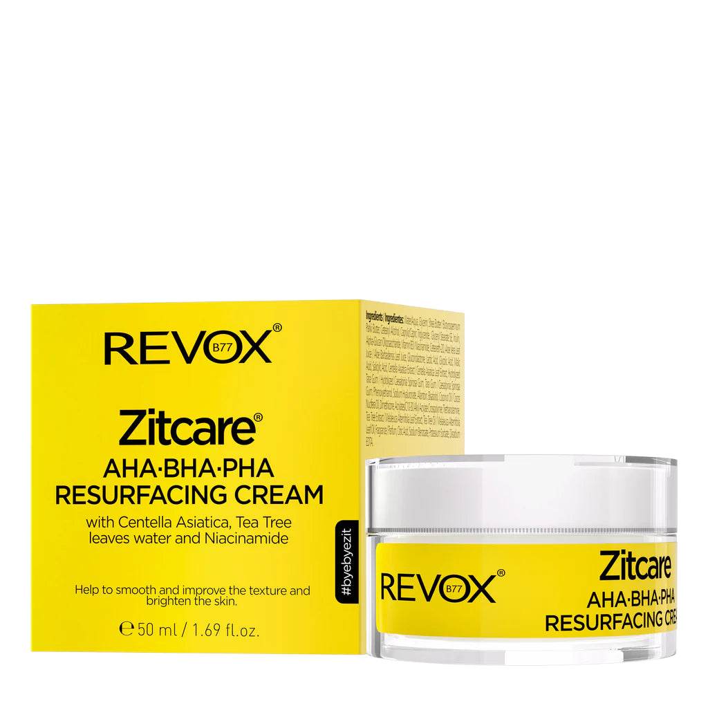 Revox Zitcare AHA.BHA.PHA Crème Resurfaçante – 50ml