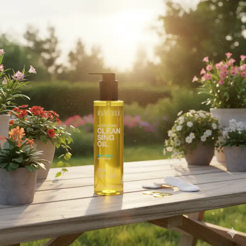 REVUELE Huile Nettoyante Hydratante 200ml Démaquillant Doux Nettoyage Profond Hydratation Intense - Image 2
