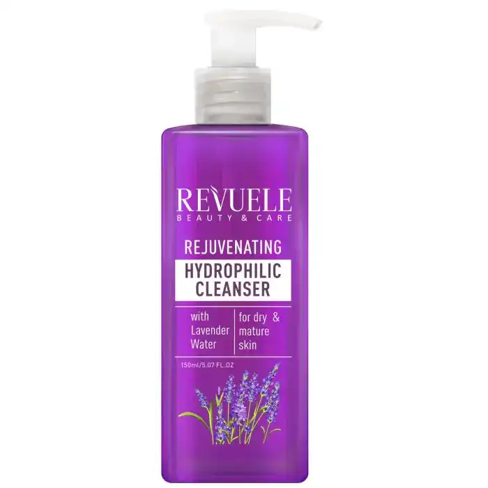 Revuele – Nettoyant Hydrophile Rajeunissant à l’Eau de Lavande – Soin Doux 150 ml