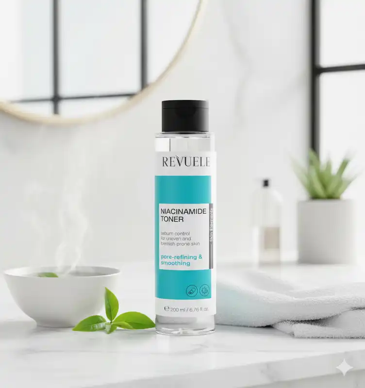 REVUELE Niacinamide Toner 200ml Lotion Tonifiante Équilibrante Niacinamide Pores Resserrés Éclat - Image 2