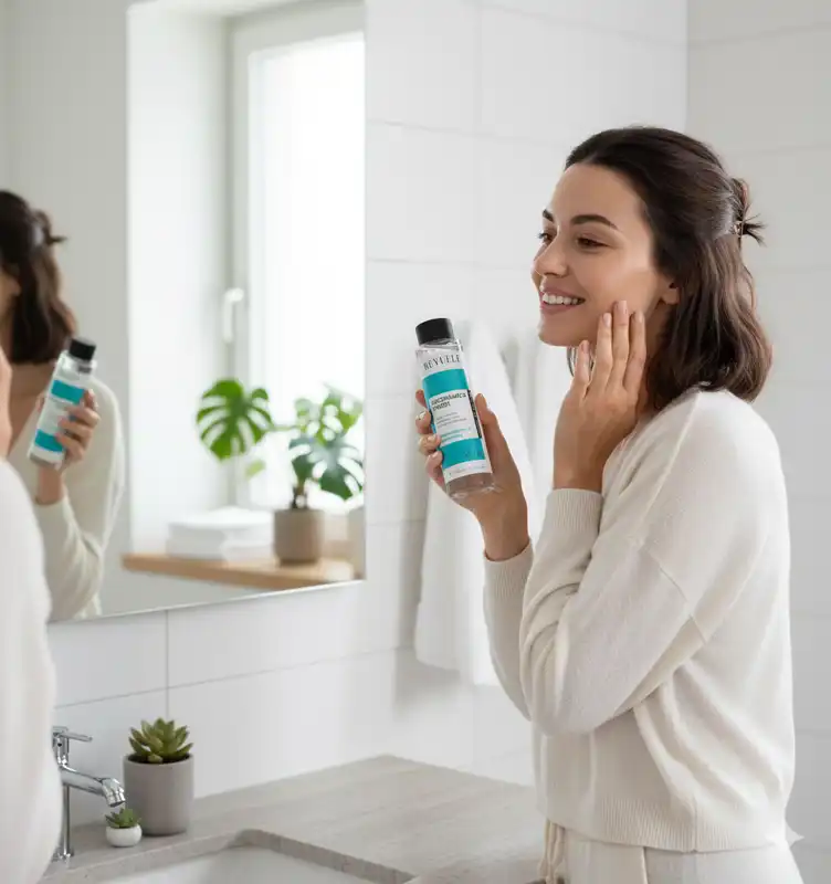 REVUELE Niacinamide Toner 200ml Lotion Tonifiante Équilibrante Niacinamide Pores Resserrés Éclat - Image 3