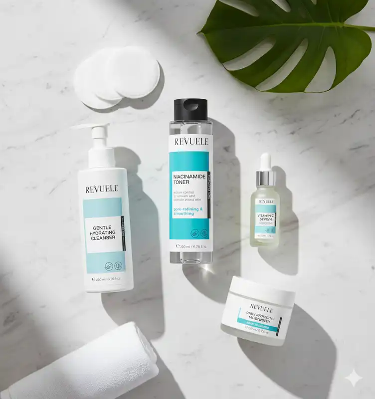 REVUELE Niacinamide Toner 200ml Lotion Tonifiante Équilibrante Niacinamide Pores Resserrés Éclat - Image 4
