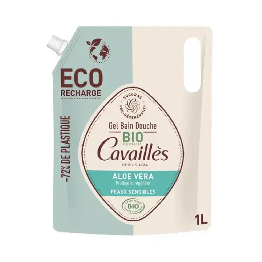 Rogé Cavaillès Gel Bain Douche Aloe Vera Eco-Recharge 1L