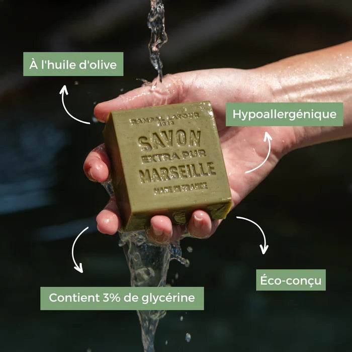 Savon de Marseille à l'Huile d'Olive 150g Cosmos Natural Authentique Provence - Image 4