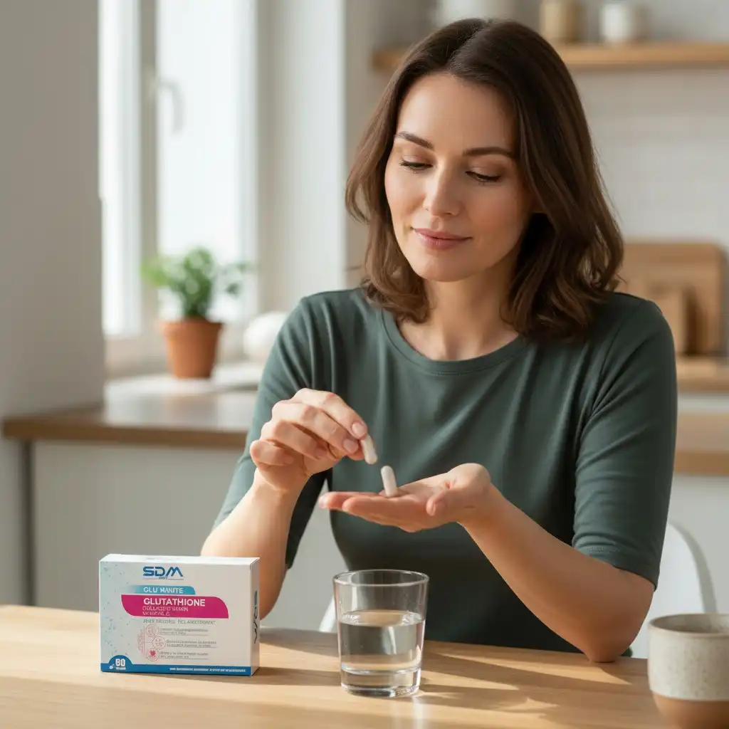 SDM Boost Glu White Glutathione 60 Gélules Complément Alimentaire Éclat Antioxydant - Image 5