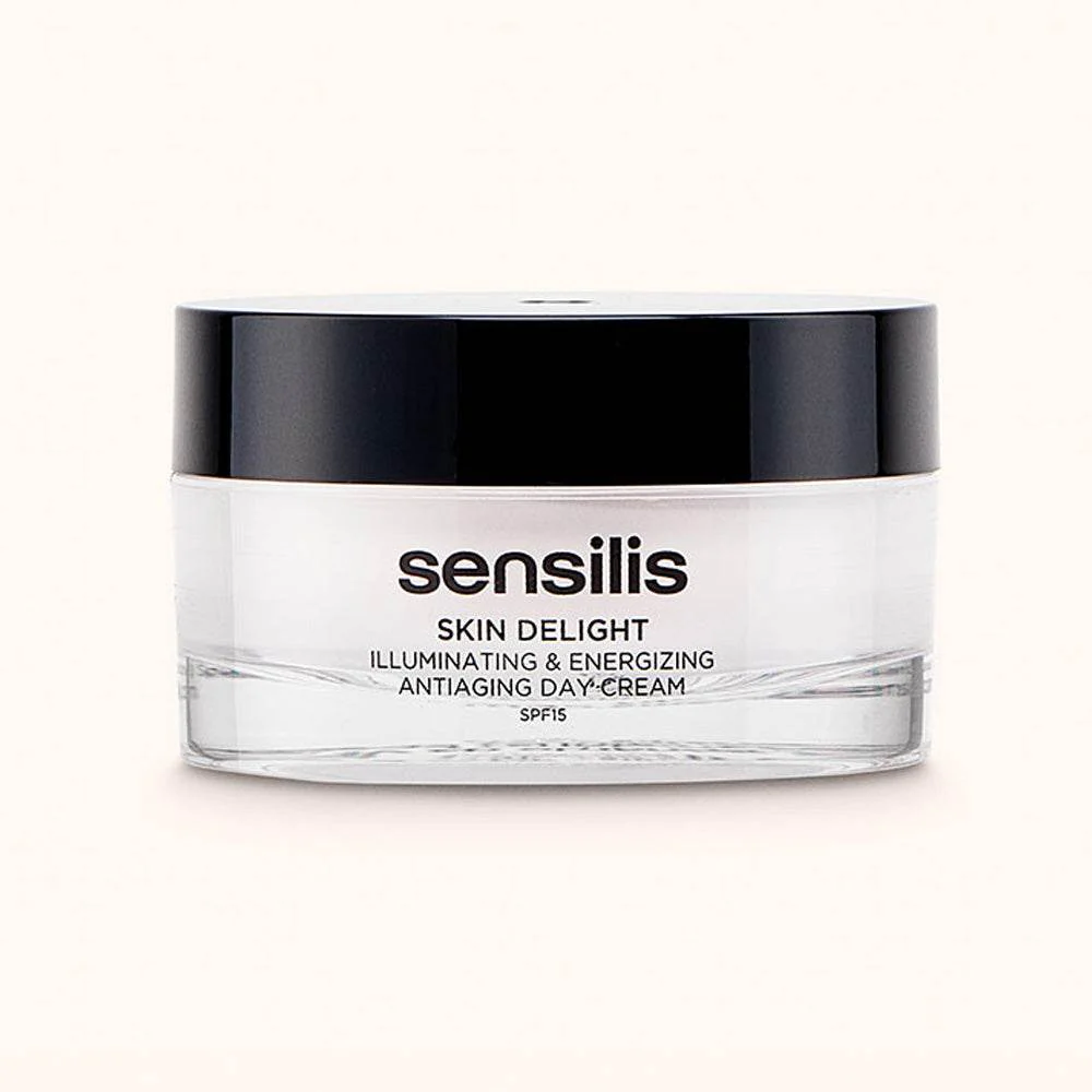 SENSILIS Skin Delight Day Cream Vitamine C SPF15 50ml Crème Jour Éclaircissante Antioxydante Anti-Taches Tous Types de Peaux