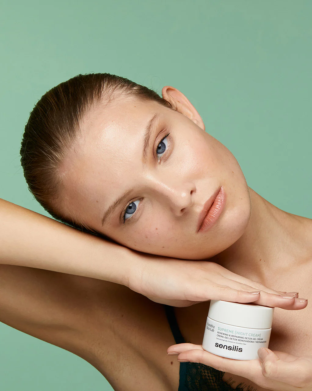 SENSILIS Supreme Night Cream 50ml Crème Nuit Anti-Âge Régénérante Longévité Cellulaire - Image 3