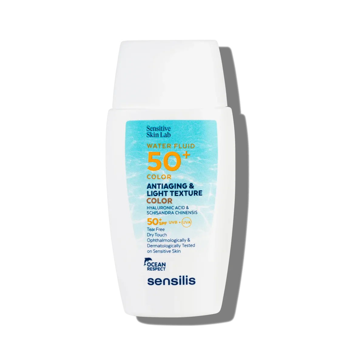 SENSILIS Water Fluid Color SPF 50+ 40ml Crème Solaire Teintée Peaux Sensibles Haute Protection