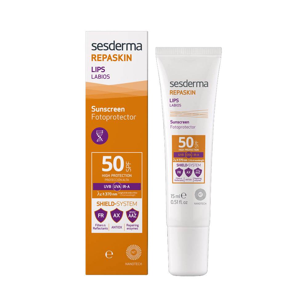 Sesderma Repaskin Lips SPF50+ Stick Lèvres Protection Solaire 15ml 🎁