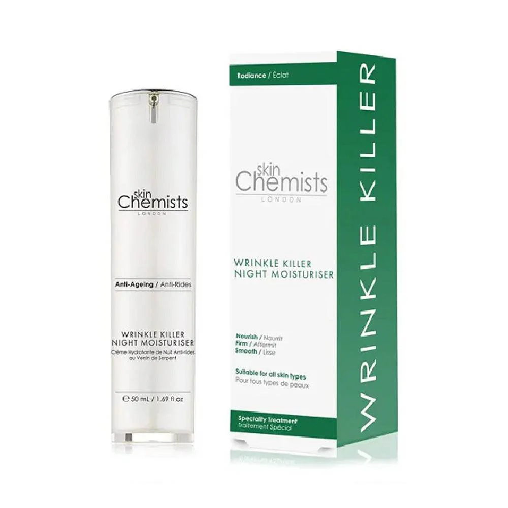 Skin Chemists Crème Anti-Rides Nuit Au Venin De Serpent 50ml