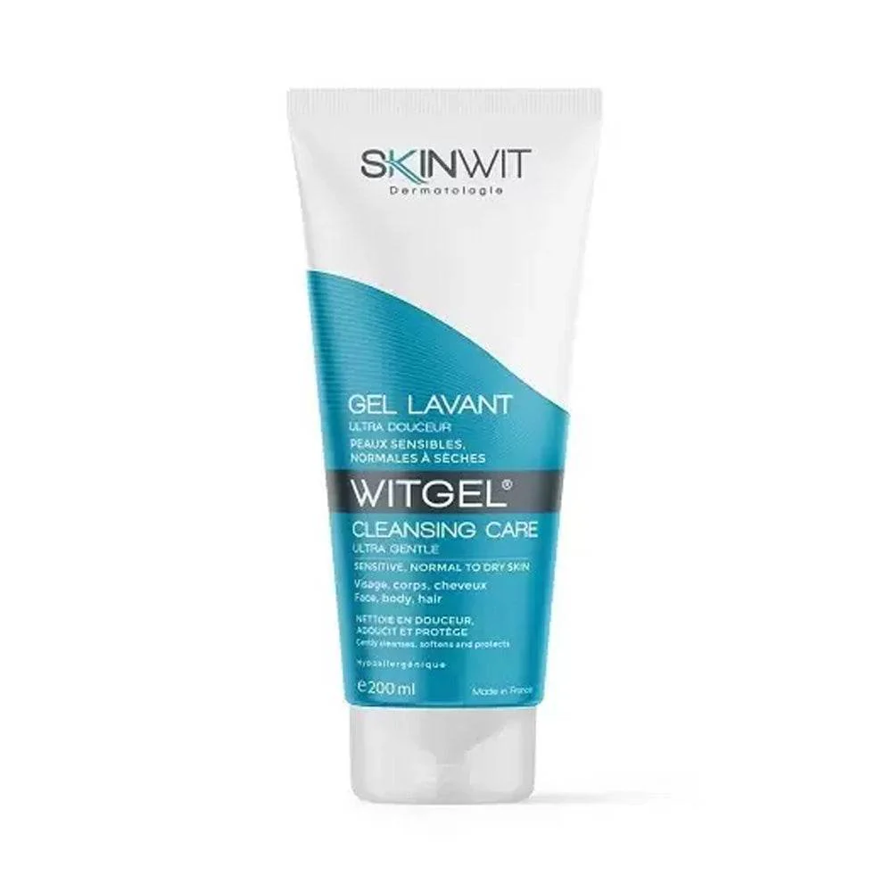 Skinwit Dermatologie Witgel Gel Lavant Peaux Sensibles Normales à Sèches 200ml