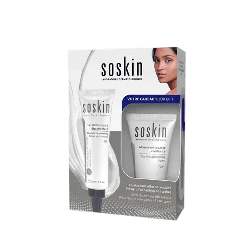 SOSKIN Gel-Crème Intensif Dépigmentant 30ml + Mousse Nettoyante 30ml Offerte Anti-Taches Éclaircissant - Image 2