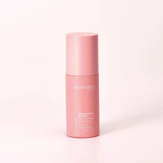 SOUL SISTERS Booster Visage Anti-Pollution 30ml Rose Sérum Protecteur Antioxydant Éclat Urbain Défense Environnementale