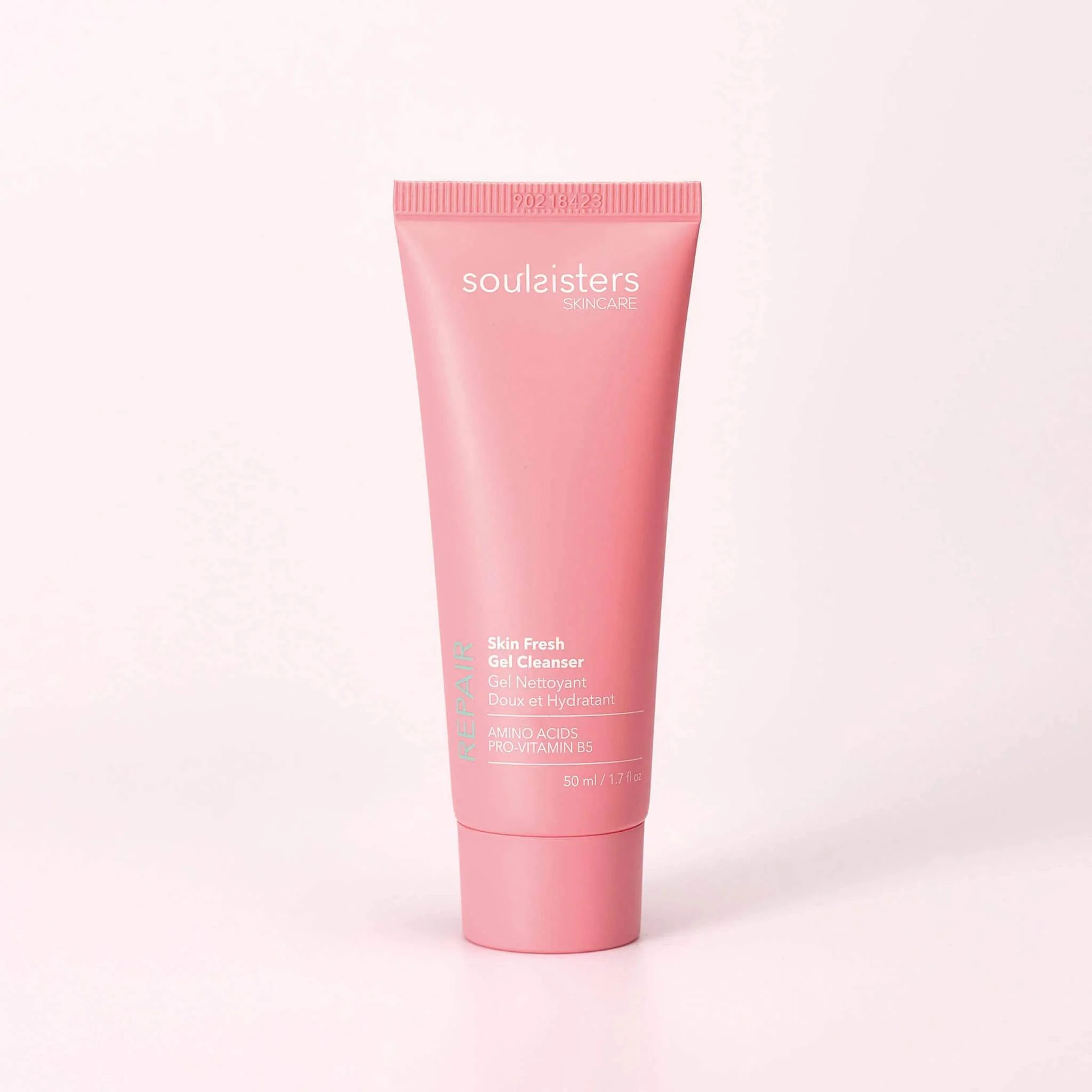 SOUL SISTERS Gel Nettoyant Doux Rose Nettoyant Visage Délicat Peau Sensible Hydratant Apaisant Naturel Quotidien - Image 2