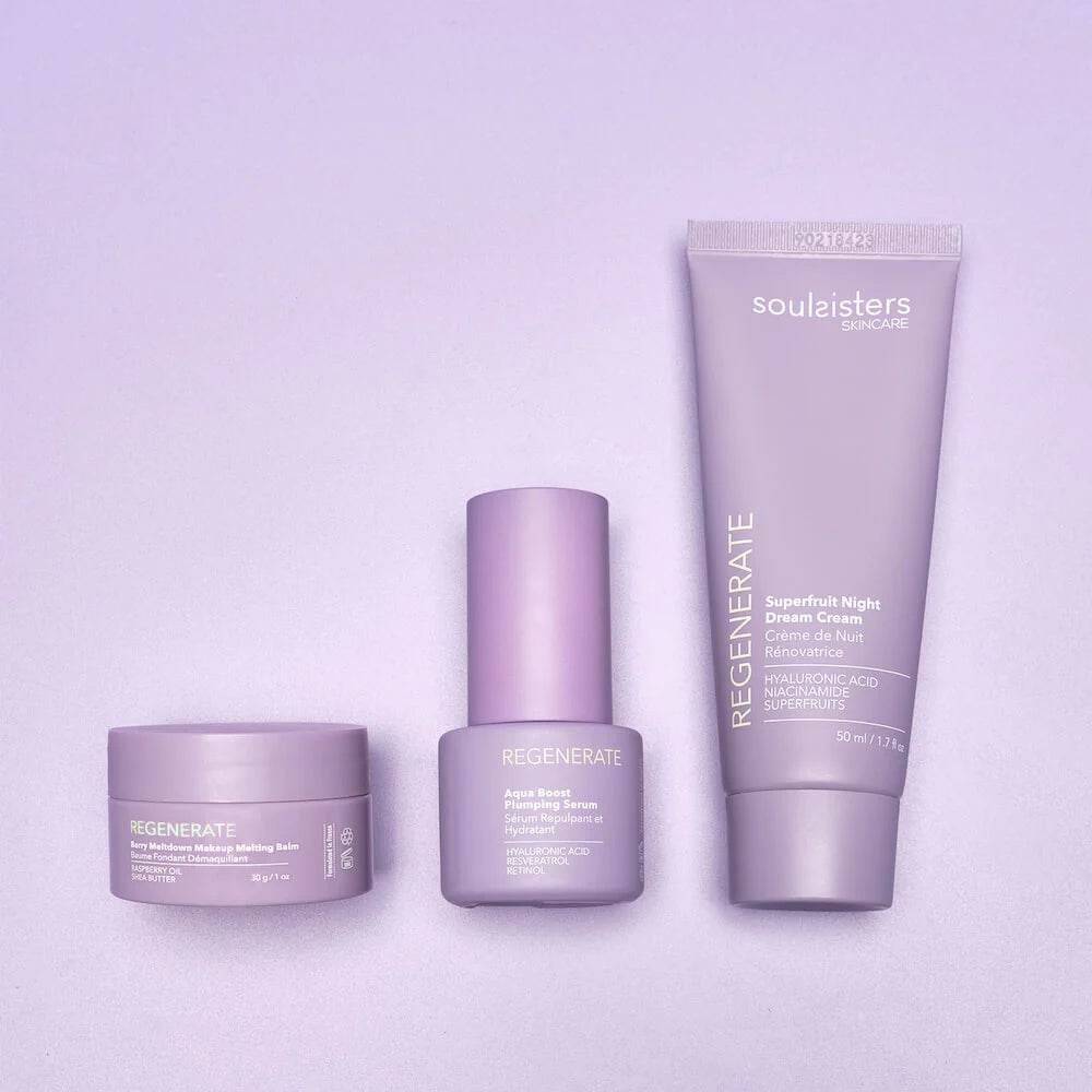 SOUL SISTERS Kit Hydratation et Rajeunissement Coffret Soin Visage Anti-Âge Complet Sérum Crème Masque Routine Beauté - Image 3