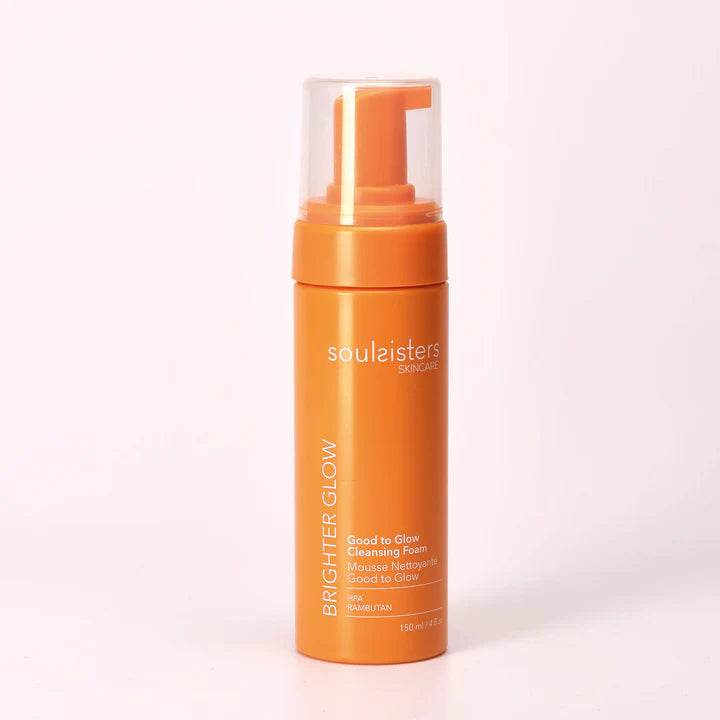 SOUL SISTERS Mousse Nettoyante Éclaircissante 150ml Orange Nettoyage Doux Anti-Taches Éclat Vitamine C
