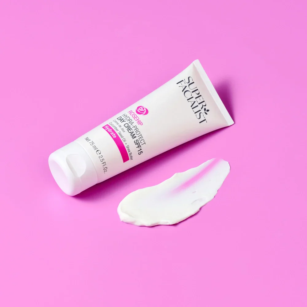 Super Facialist Rosehip Hydra-Protect Day Cream SPF15 75ml Crème Jour Visage Rose Musquée Protection Hydratante - Image 2