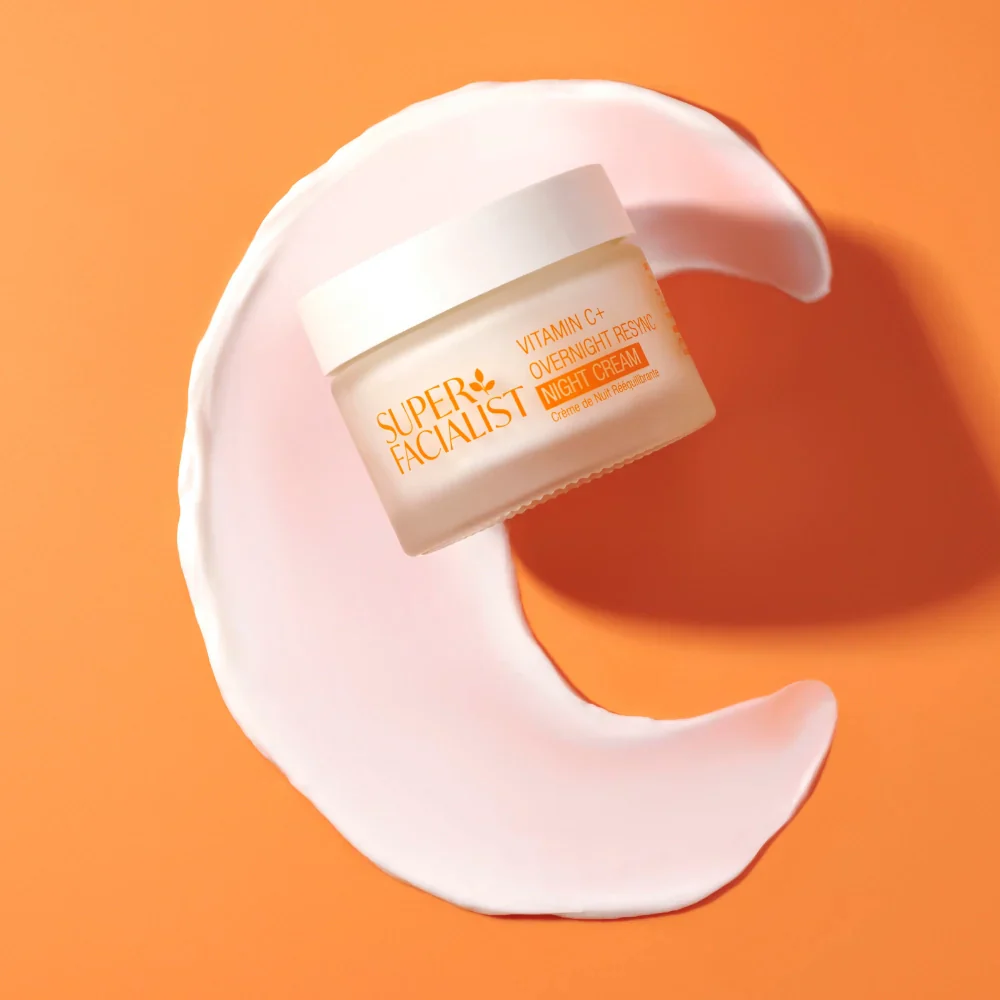 Super Facialist Vitamin C+ Overnight Resync Night Cream 50ml Crème Nuit Visage Vitamine C Régénérante Anti-Âge - Image 6