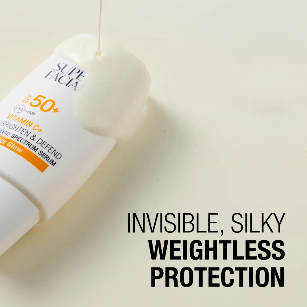 Super Facialist Vitamine C+ Brighten & Defend Broad Spectrum Serum SPF50+ 50ml Sérum Protection Solaire Vitamine C - Image 6