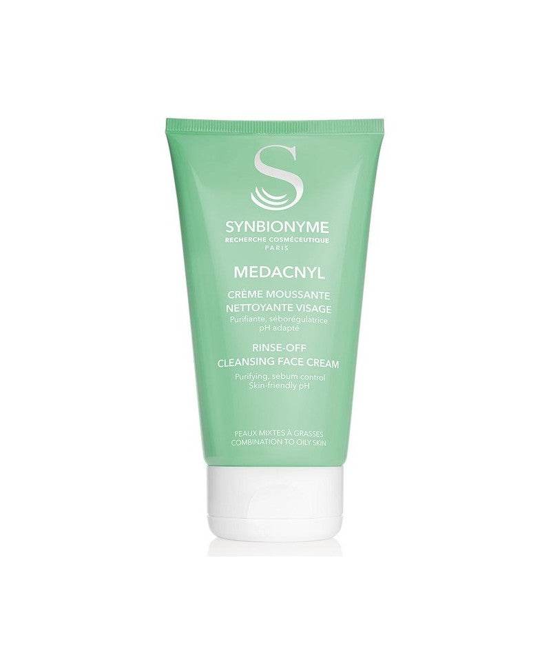 SYNBIONYME Medacnyl Crème Moussante Nettoyante Visage 150ml Soin Anti-Acné Peau Grasse Imperfections Nettoyage Profond Dermatologique