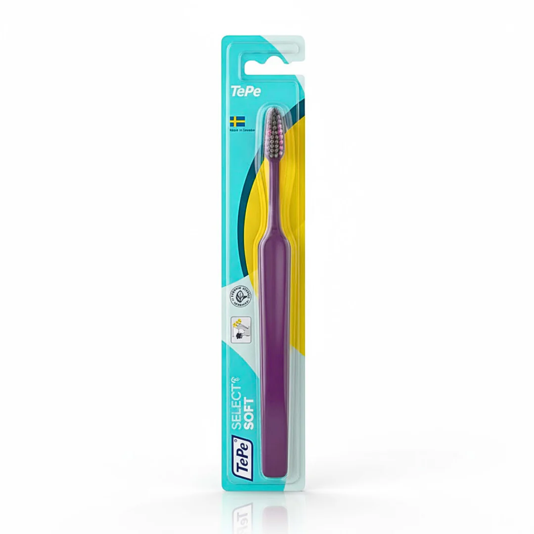 TEPE Select Brosse à Dents Soft Souple Nettoyage Efficace Doux Gencives Sensibles