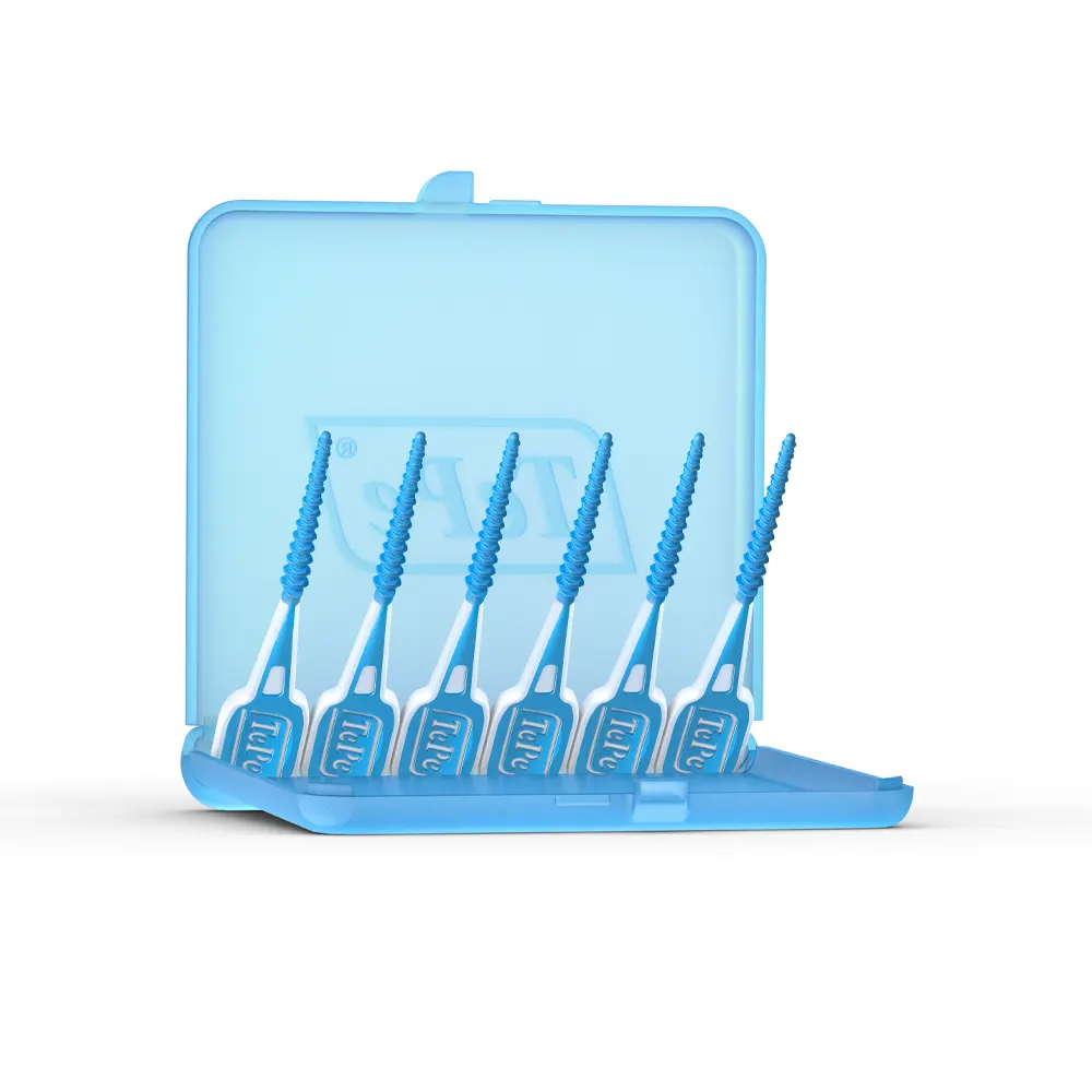 TePe EasyPick 36 Pièces Taille M/L Bleu Bâtonnets Interdentaires Silicone - Image 3