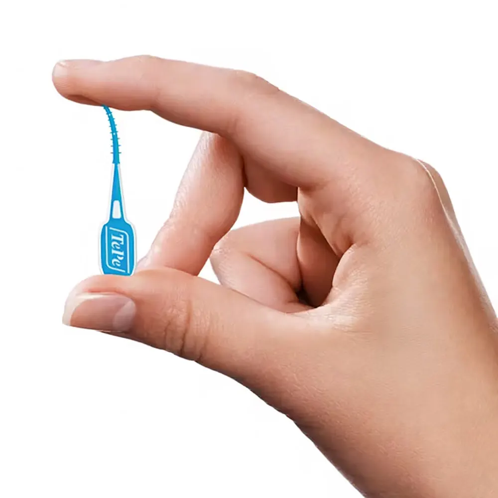 TePe EasyPick 36 Pièces Taille M/L Bleu Bâtonnets Interdentaires Silicone - Image 4
