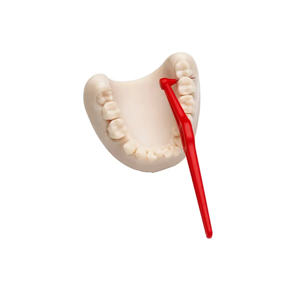 TePe 6 Brossettes Interdentaires Angle 0.5mm Taille 2 Rouge Brossettes Interdentaires Coudées - Image 3