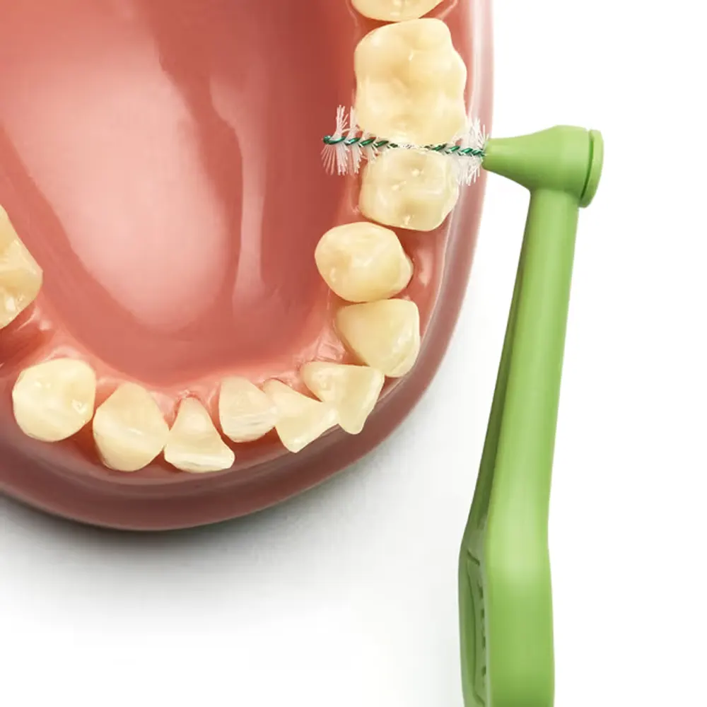TEPE Brossettes Interdentaires Angle 0.8mm Taille 5 Vert 6 Pièces Hygiène Bucco-Dentaire - Image 4