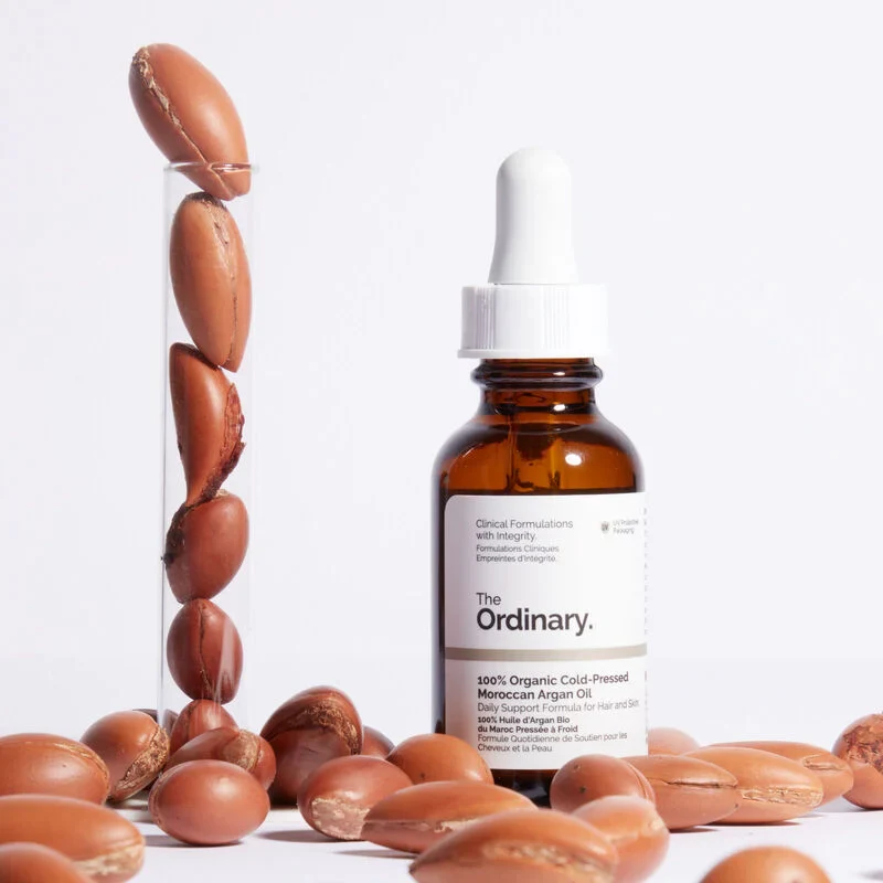 THE ORDINARY Huile d'Argan Marocaine 100% Bio 30ml Pressée à Froid Visage Cheveux Corps - Image 2