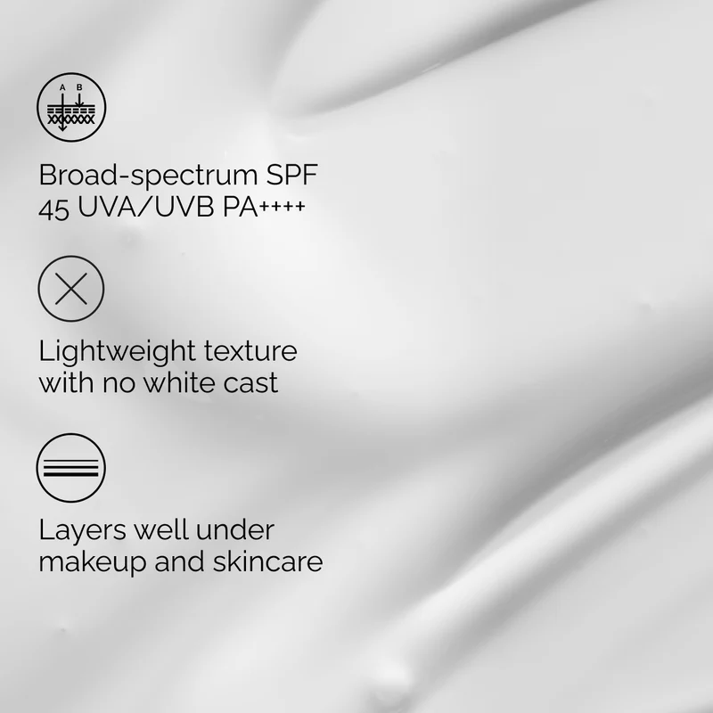 THE ORDINARY Suncare Sunscreen UV Filtres SPF45 Serum 60ml Sérum Protection Solaire - Image 3