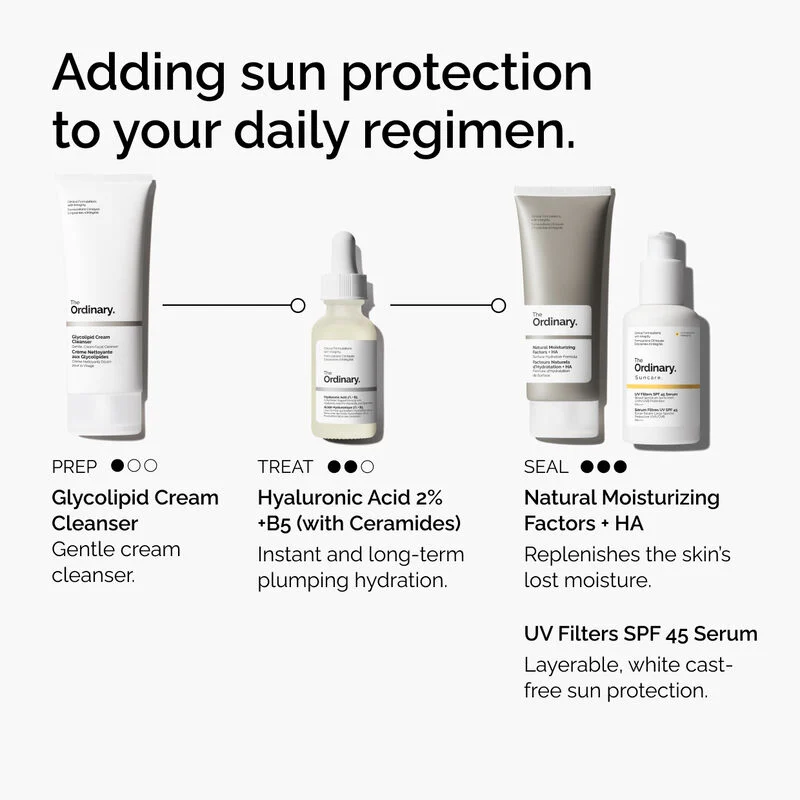 THE ORDINARY Suncare Sunscreen UV Filtres SPF45 Serum 60ml Sérum Protection Solaire - Image 6