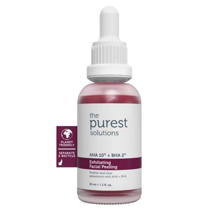 The Purest Solutions Peeling Facial AHA 10% + BHA 2% - Exfoliant Professionnel 30ml