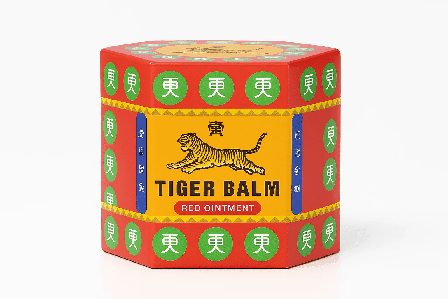 TIGER BALM Baume du Tigre Rouge 19g Camphre Menthol Douleurs Musculaires Tensions Préparation Sportive - Image 2
