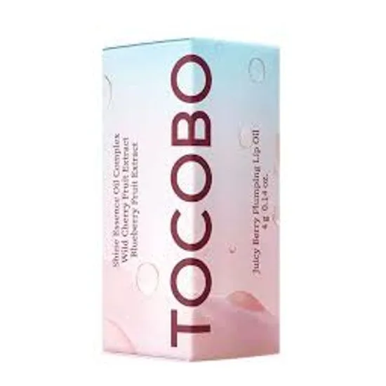 TOCOBO Juicy Berry Plumping Lipstick Oil 3 Black Cherry 4g Huile Lèvres Repulpante Teinte Cerise Noire - Image 3